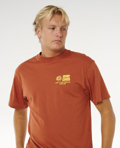 Rip Curl Pacific Rinse Glass Off Short Sleeve T-shirt For M