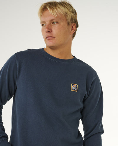 Pacific Rinse Patch Fleece Sweater For Men