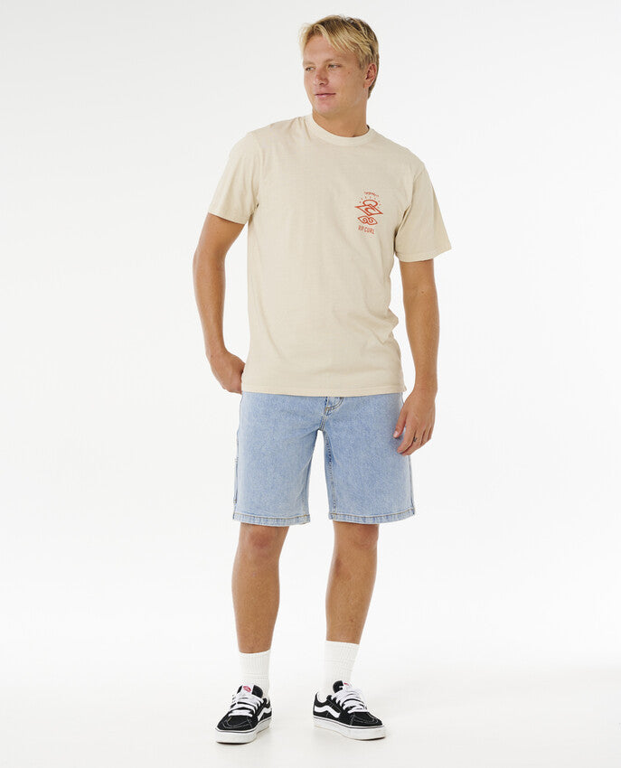 Rip Curl Search Icon Short Sleeve T-shirt For Men