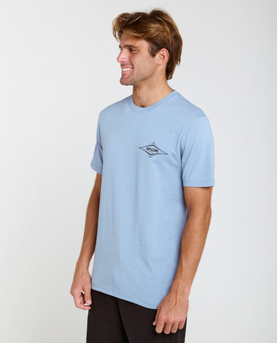 Rip Curl Streamline Diamond Short Sleeve T-shirt For Men