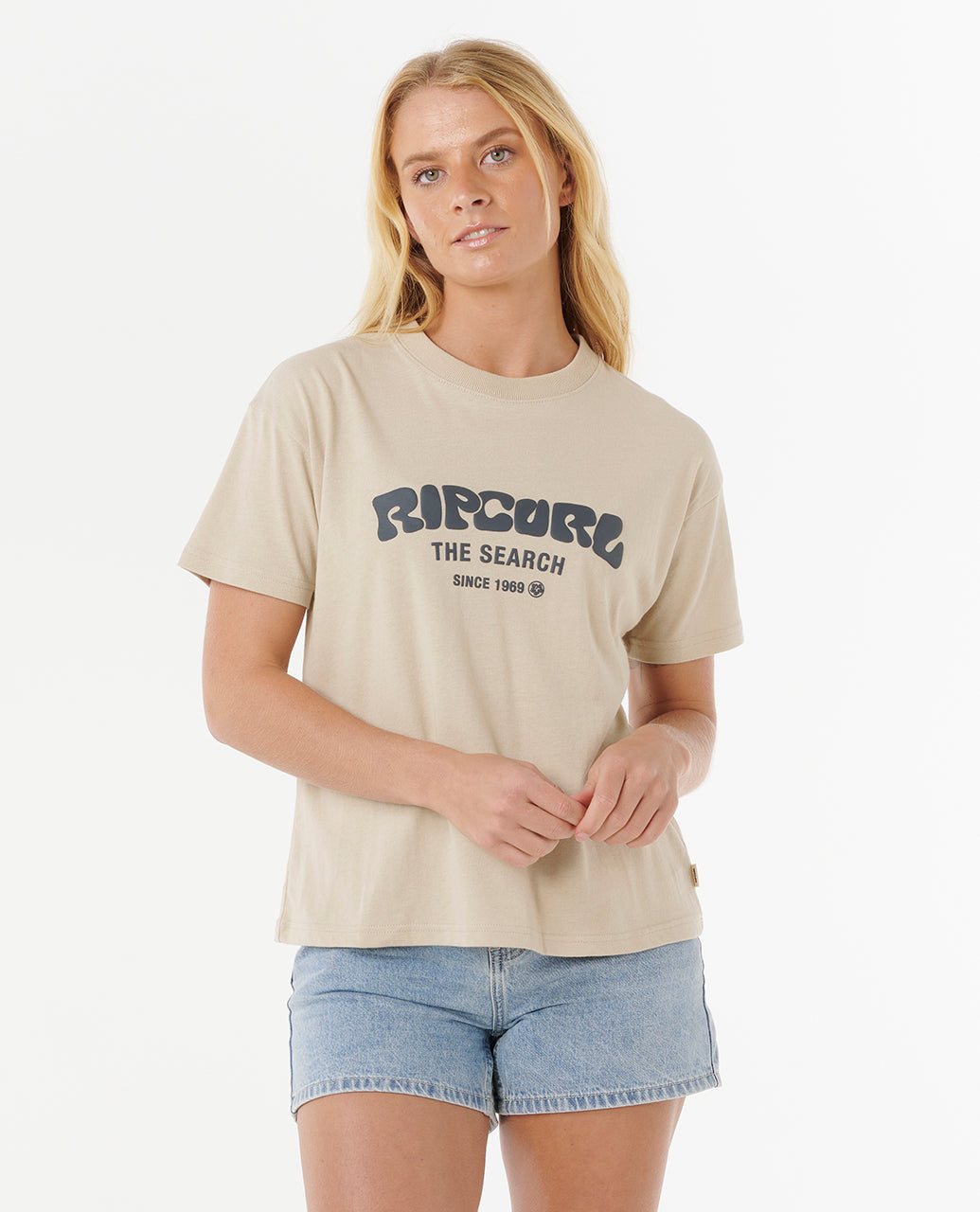 Rip Curl Surf Puff Relaxed Tee - Womens Surf Lifestyle Shor