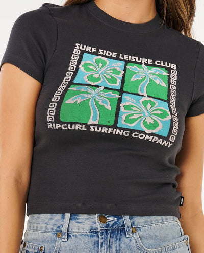 Rip Curl Surf Side Fitted Short Sleeve T-shirt For Women