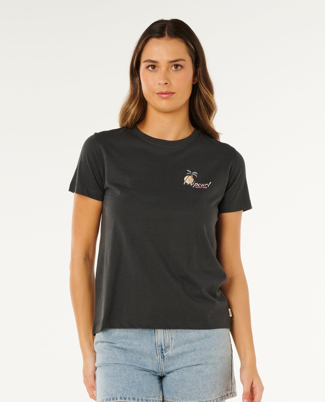 Tide Line Standard Short Sleeve T-shirt For Women