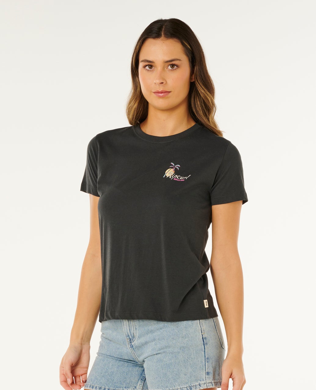 Tide Line Standard Short Sleeve T-shirt For Women