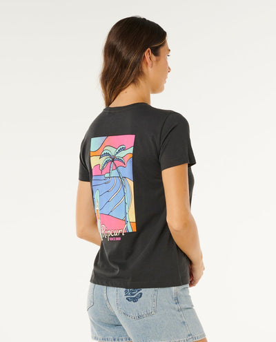 Rip Curl Tide Line Standard Short Sleeve T-shirt For Women