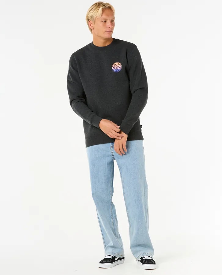 Wetsuit Icon Crew - Heren Surf Lifestyle Fleece Trui