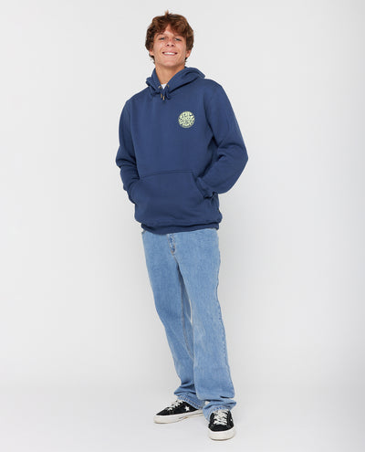 Wetsuit Icon - Heren Surf Lifestyle Fleece Hoodie