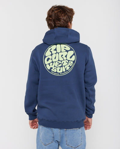 Wetsuit Icon - Heren Surf Lifestyle Fleece Hoodie