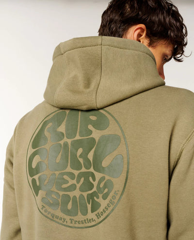 Rip Curl Wetsuit Icon - Herren Surf Lifestyle Fleece Hoodie