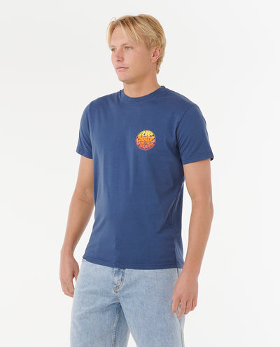 Wettie Passage Icon - Heren Surf Lifestyle T-shirt met korte mouwen