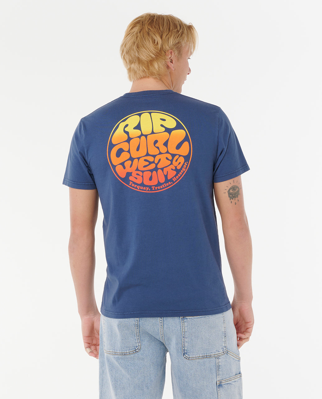 Wettie Passage Icon - Heren Surf Lifestyle T-shirt met korte mouwen