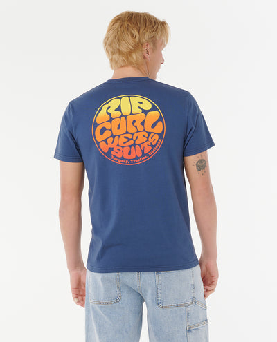 Wettie Passage Icon - Heren Surf Lifestyle T-shirt met korte mouwen