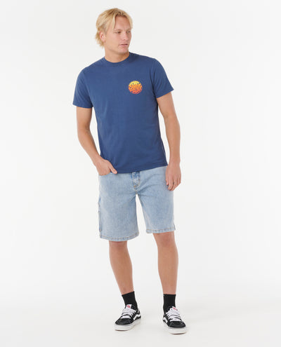 Wettie Passage Icon - Heren Surf Lifestyle T-shirt met korte mouwen