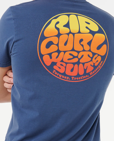 Wettie Passage Icon - Heren Surf Lifestyle T-shirt met korte mouwen