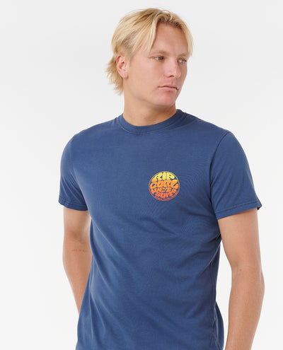 Wettie Passage Icon - Heren Surf Lifestyle T-shirt met korte mouwen