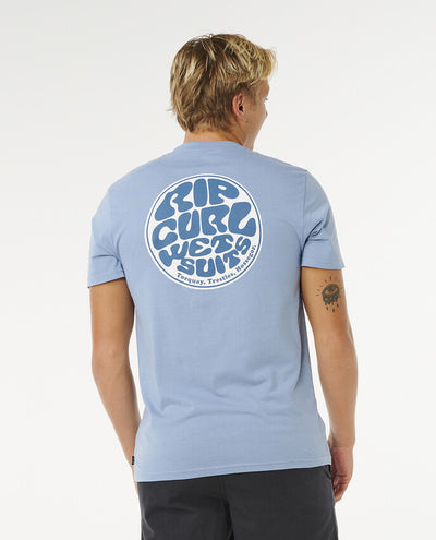 Rip Curl Wettie Passage Icon Short Sleeve T-shirt For Men