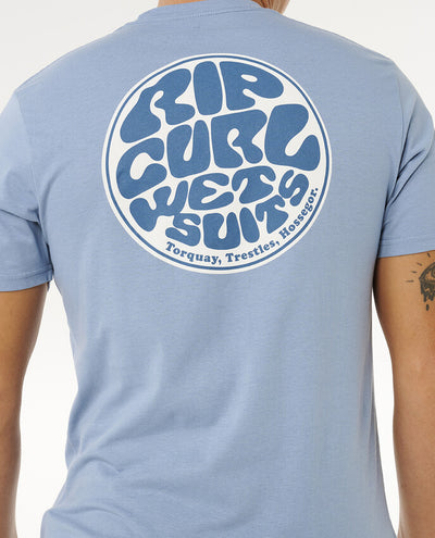 Rip Curl Wettie Passage Icon Short Sleeve T-shirt For Men