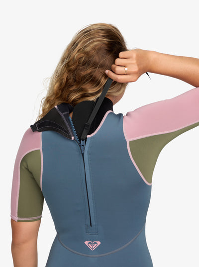 ROXY 2/2mm Prologue+ - Womens Short Sleeve Flatlock
