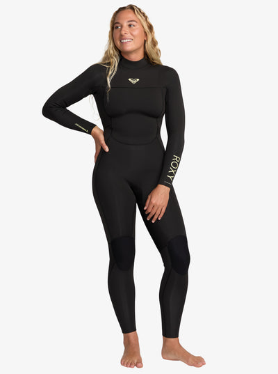 ROXY 3/2mm Prologue+ Back Zip Flatlock Wetsuit