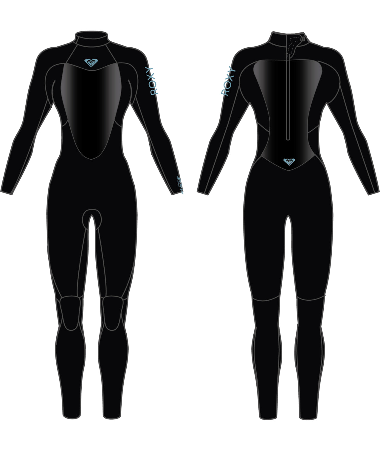 ROXY 3/2mm Prologue - Wetsuit met een Achterrits voor Meisjes 8-16 - Wetsuit Kids