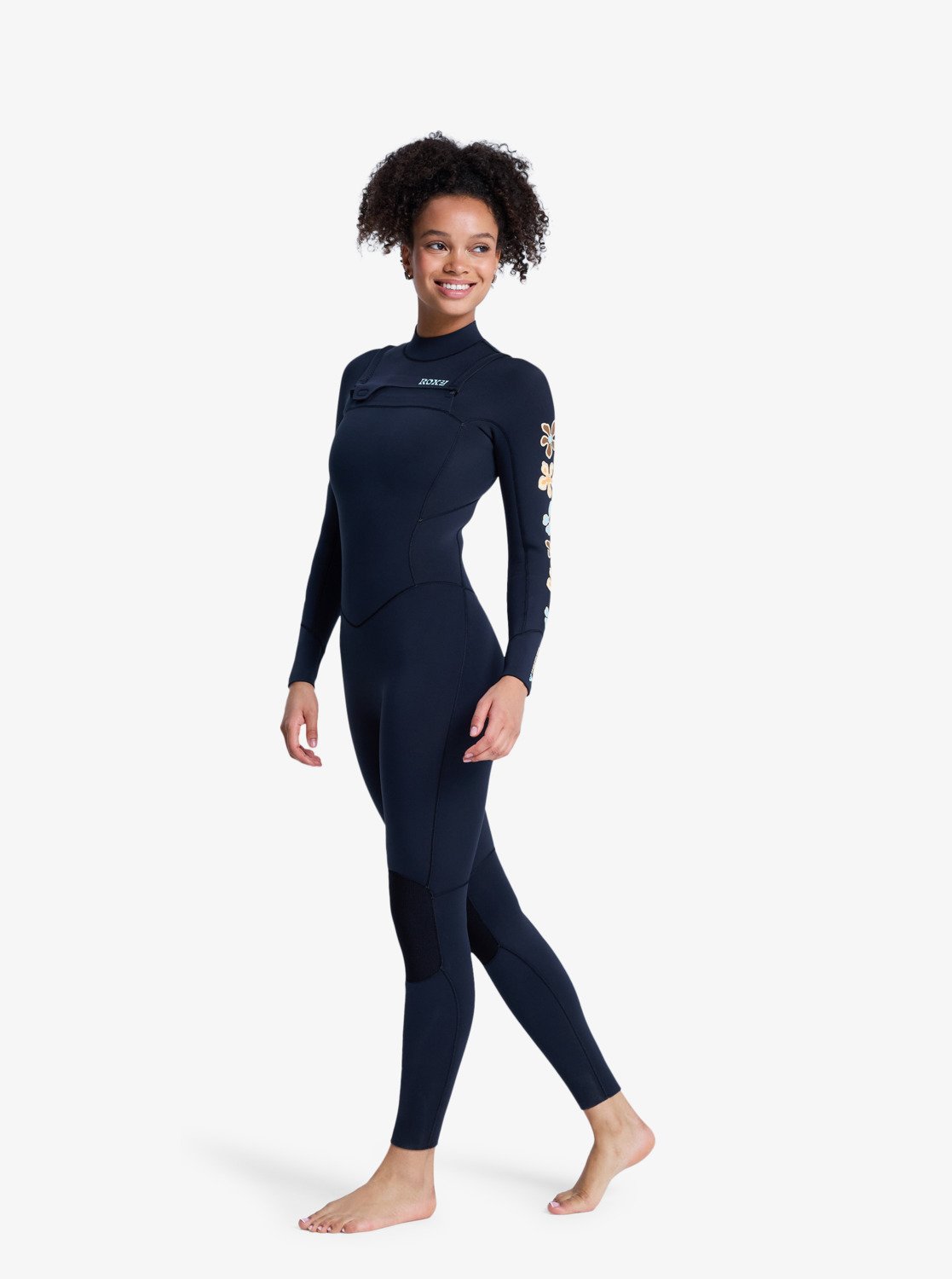 Roxy 3/2mm Swell Natural - Womens Front Zip Wetsuit