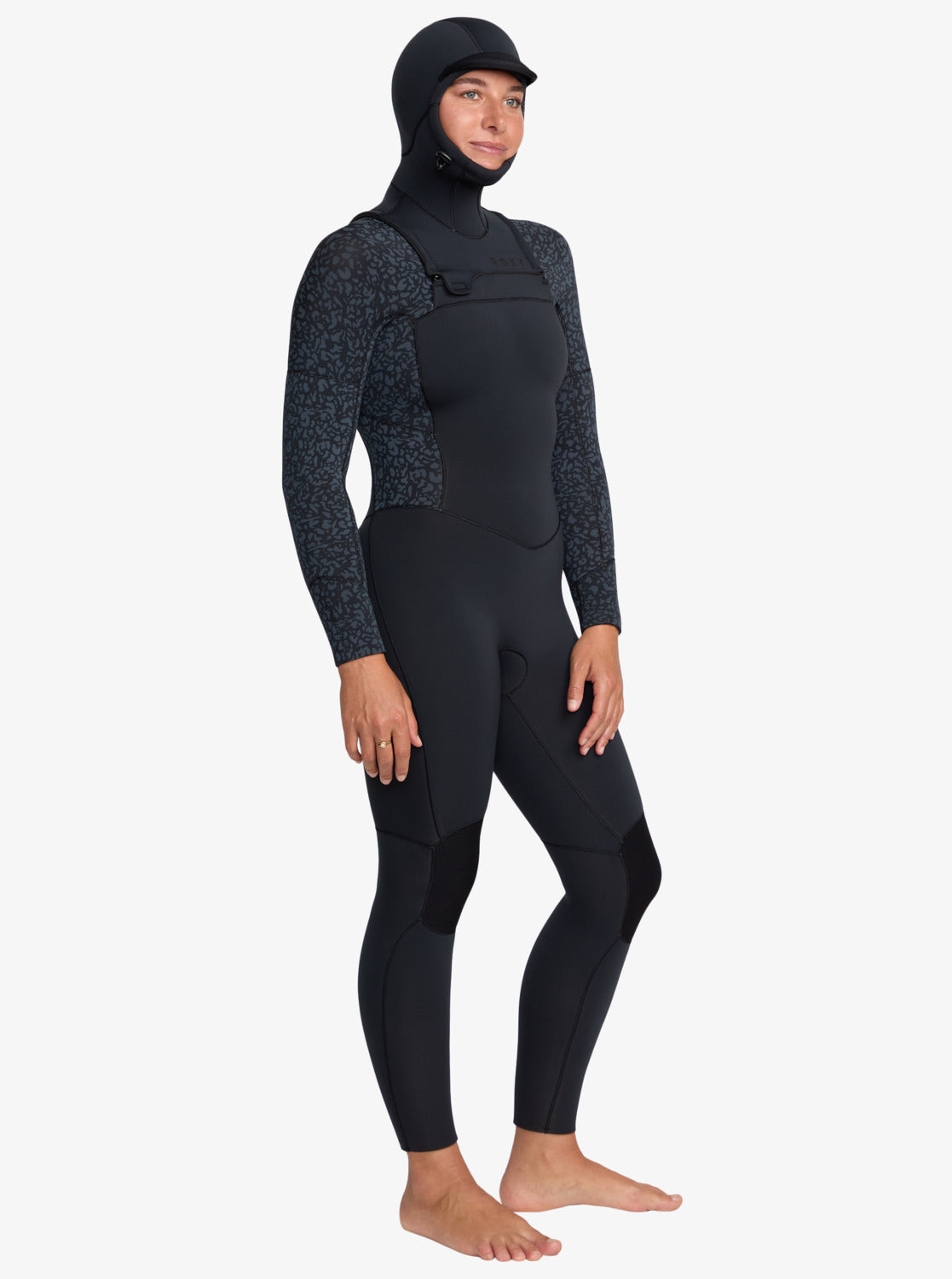 Roxy 5/4mm Swell Series Natural - Womens Hooded Front Z – Hart Beach