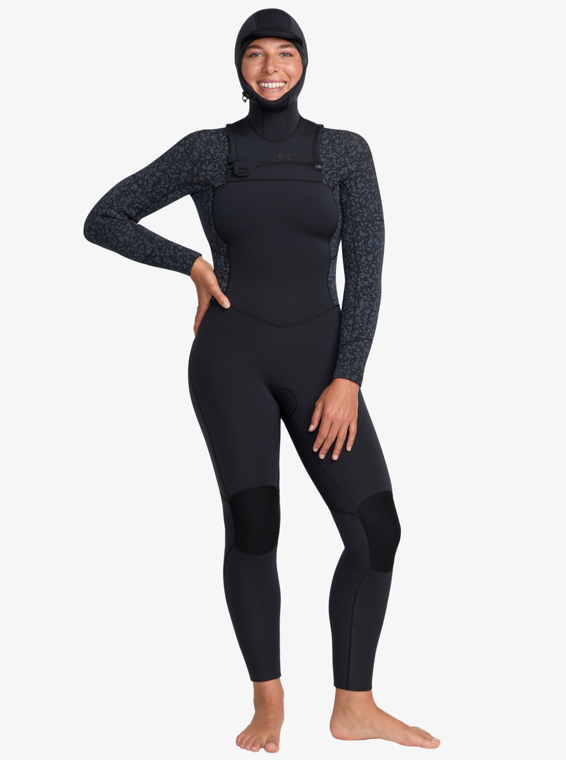 5/4mm Swell Series Natural - Women's Hooded Front Zip Wetsuit