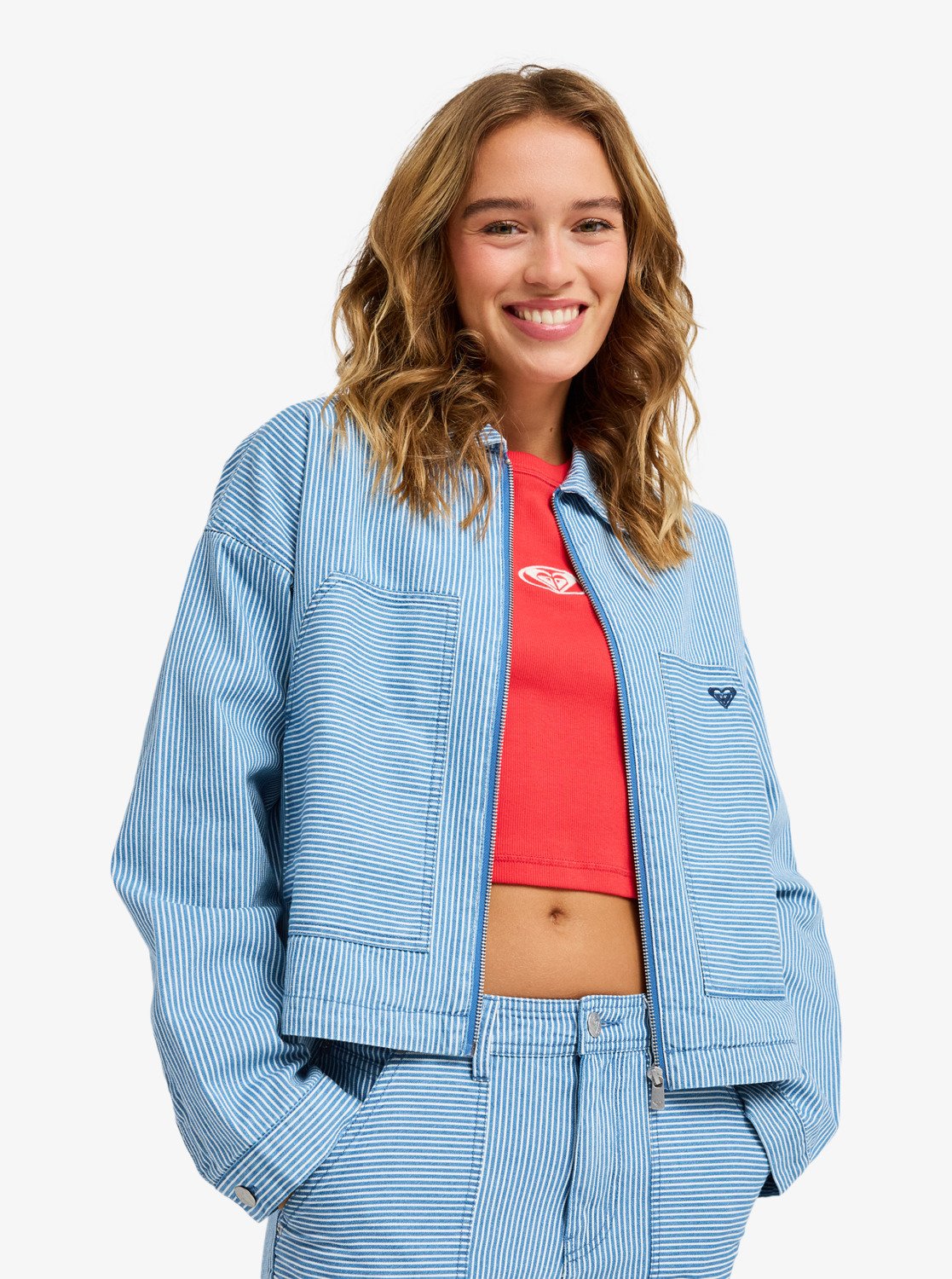 ROXY Beachfront Bliss - Cropped Workwear Jacket Für Damen