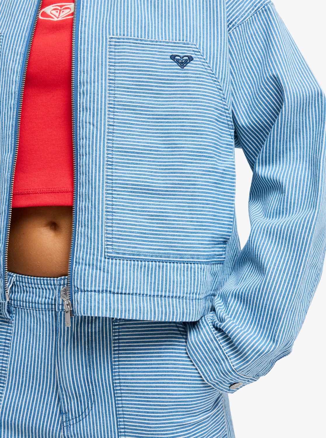 ROXY Beachfront Bliss - Cropped Workwear Jacket Für Damen