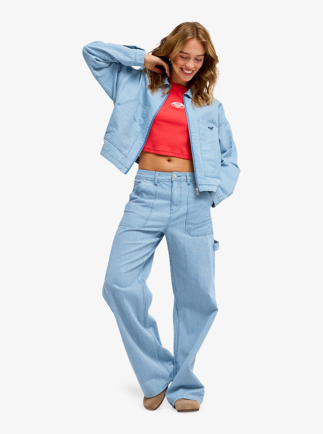 ROXY Beachfront Bliss - Cropped Workwear Jacket Für Damen
