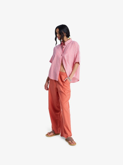 Beachy Nostalgia Stripe - Korte Mouwen Shirt Voor Dames