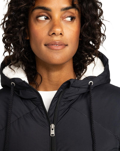 Better Weather - Lange capuchon-puffjas voor dames