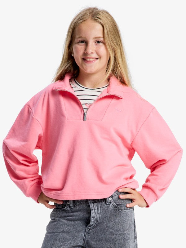 ROXY Breezy Current - Half-Zip Sweatshirt Für Mädchen
