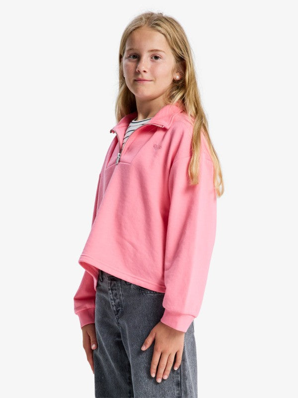 ROXY Breezy Current - Half-Zip Sweatshirt Für Mädchen