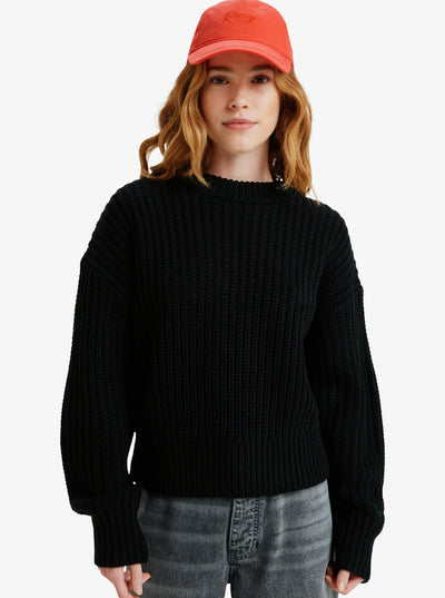 ROXY Coming Home - Womens Surf Lifestyle Crew Neck Swea