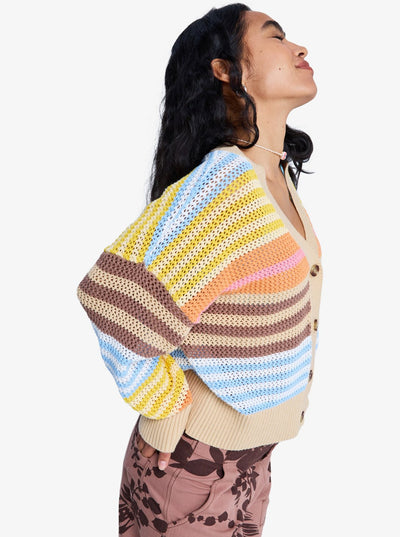 ROXY Cosmic Coast Stripes - Cardigan Für Damen