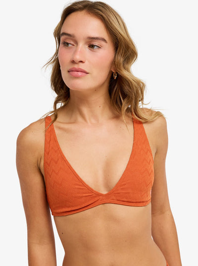 ROXY Current Coolness Elongated Tri - Triangle Bikini Top Für Damen