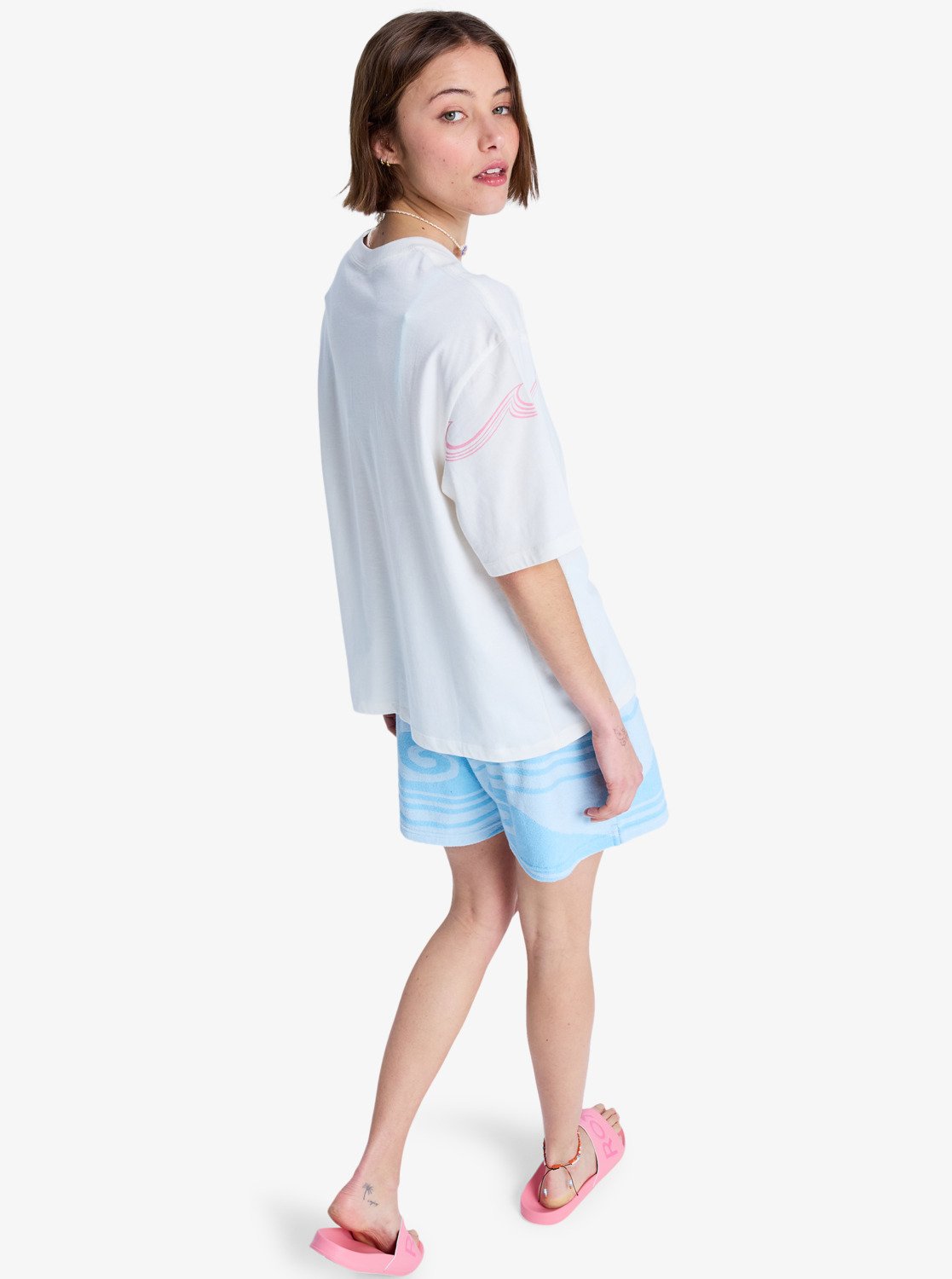 ROXY Hangloose Placed - Kurze Ärmel T-Shirt Für Damen