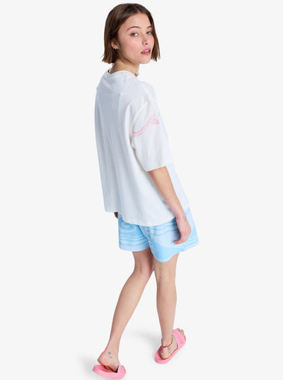ROXY Hangloose Placed - Kurze Ärmel T-Shirt Für Damen
