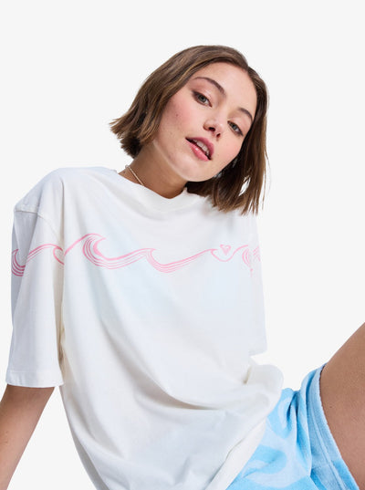 ROXY Hangloose Placed - Kurze Ärmel T-Shirt Für Damen