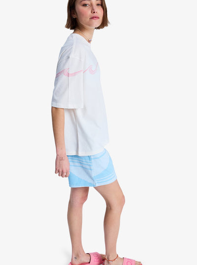 ROXY Hangloose Placed - Kurze Ärmel T-Shirt Für Damen