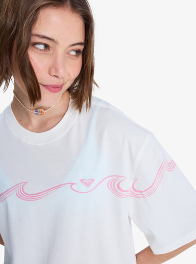 ROXY Hangloose Placed - Kurze Ärmel T-Shirt Für Damen