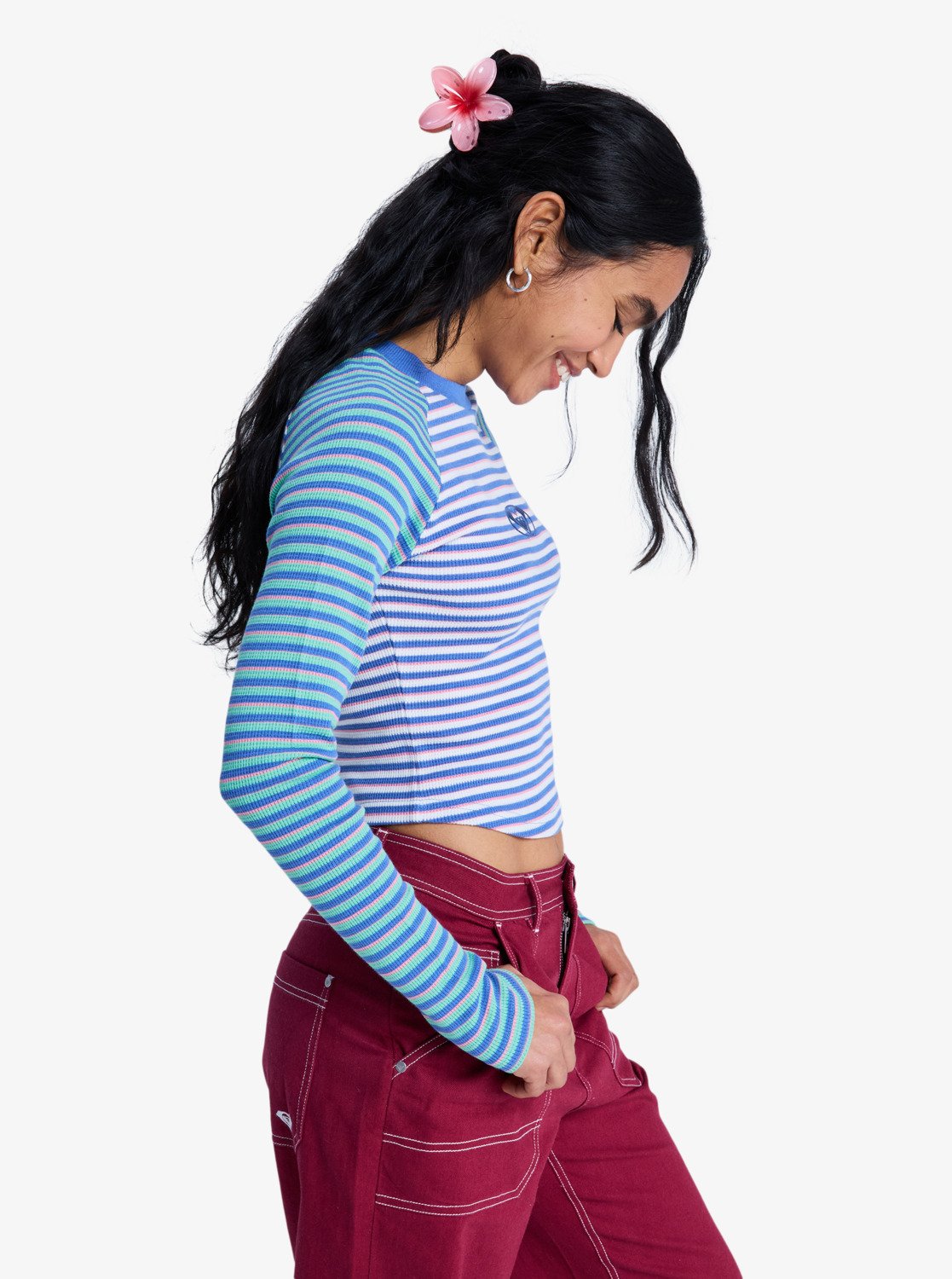 Roxy Highlite Season - Long Sleeve Fitted Top For Women