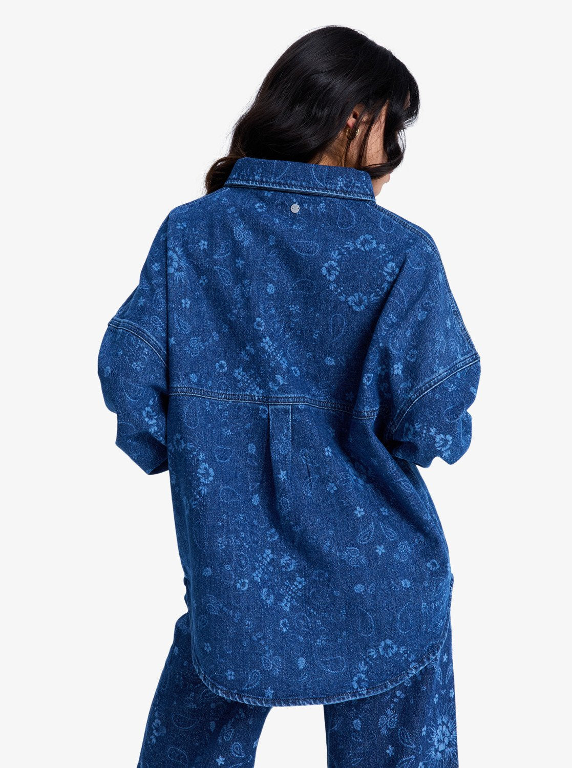 Kick Back Washed Denim - Overshirt Voor Dames