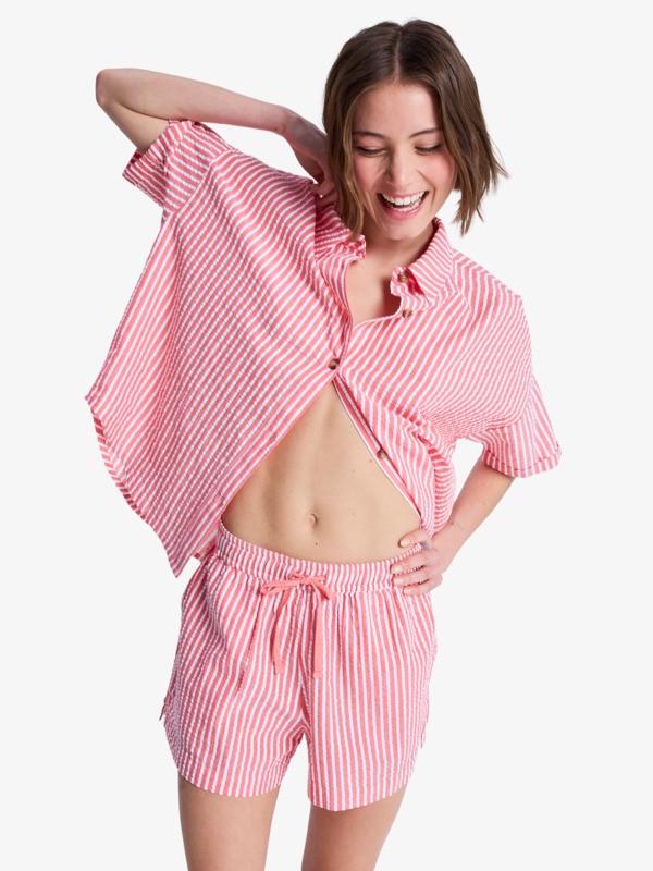 ROXY Lekeitio Break High Stripe - Strand Shorts Für Damen