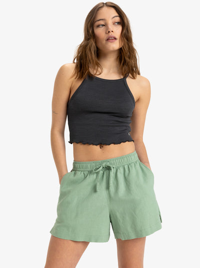 Lekeitio Break Mid - Elastische Strand Shorts Voor Dames
