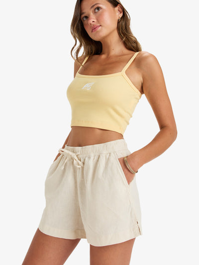 Roxy Lekeitio Break Mid - Elasticated Waist Beach Shorts For Women