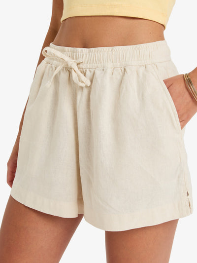 Roxy Lekeitio Break Mid - Elasticated Waist Beach Shorts For Women