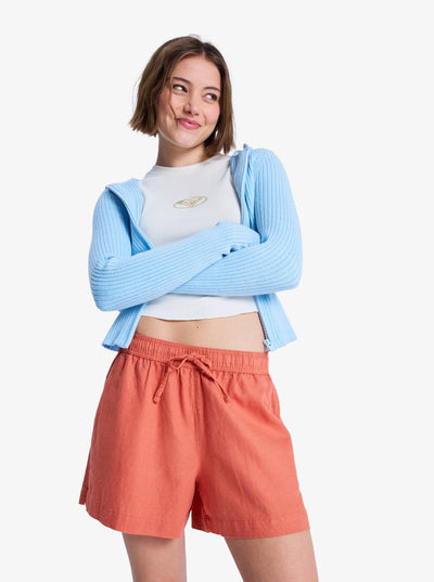 Lekeitio Break Mid - Elastische Strand Shorts Voor Dames