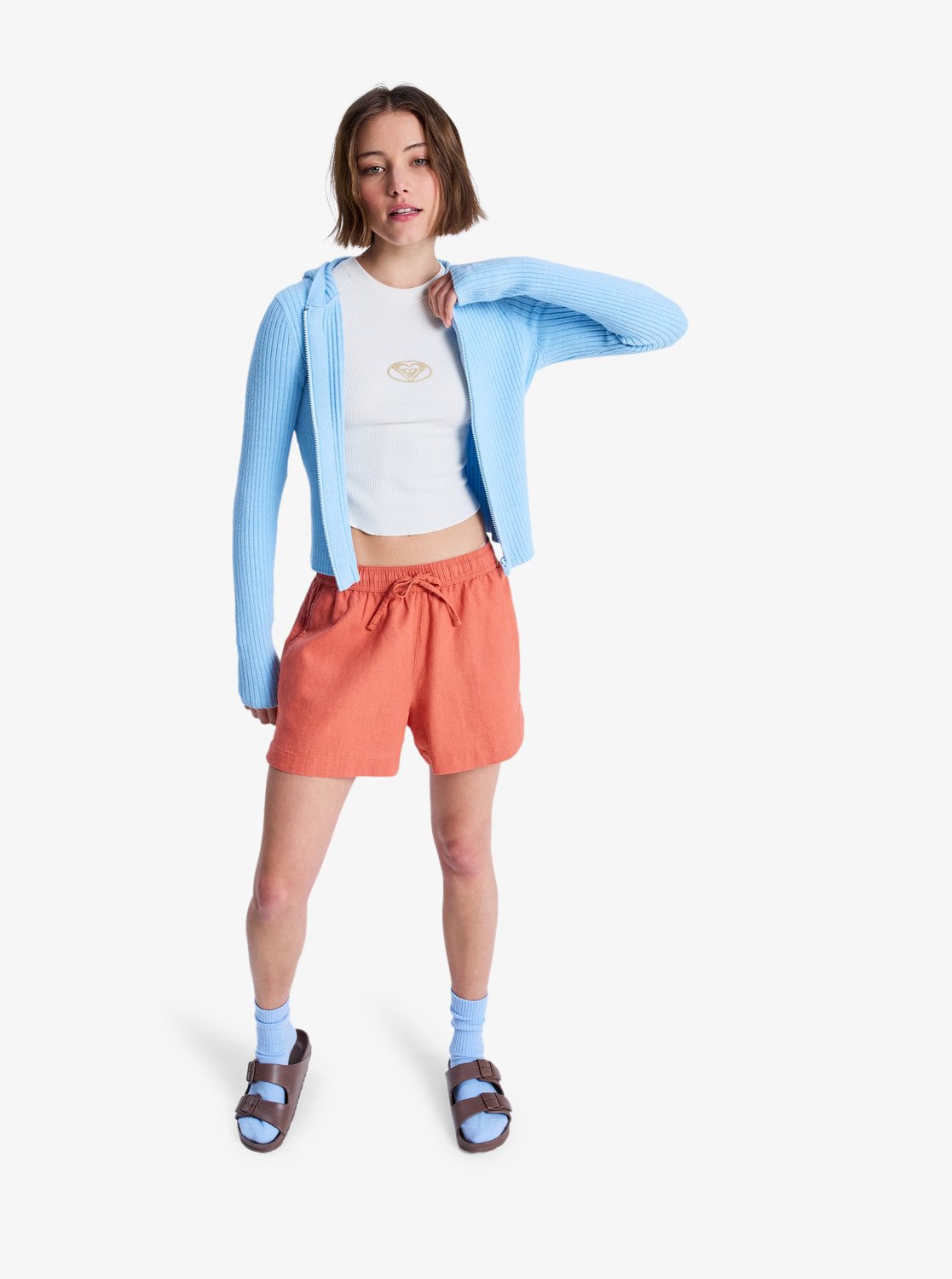 Lekeitio Break Mid - Elastische Strand Shorts Voor Dames